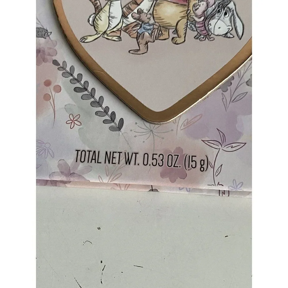 Disney Winnie The Pooh Heart Shaped‎ Eyeshadow Palette With Mirror 12 Colors NEW